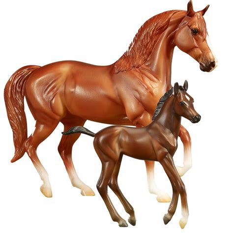 Breyer Classics Freedom Series Smooth Rider Horse and Foal Toy Figure ...