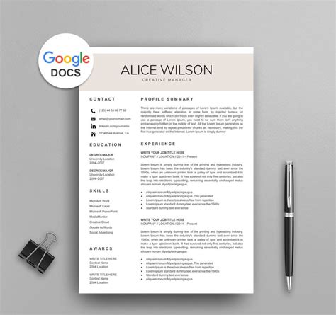 20+ Google Docs Resume Templates for 2024 [Download Now]