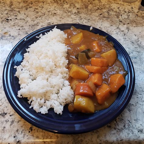 Japanese style Curry Rice made with House Vermont Curry (vegetarian ...