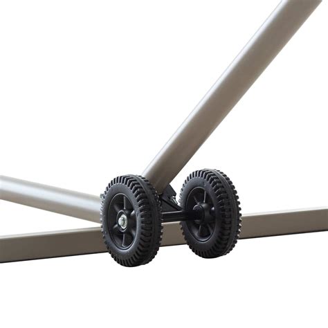 Hammock Stand with Wheel Kit - Taupe Textured | L-EKDTPWK