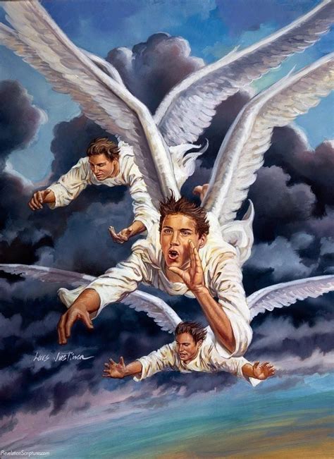 3 Angels Declaring Everlasting Gospel to Earth | Angel pictures, Angel ...