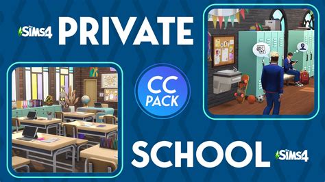 The Sims 4 Private School CC Pack Now Available!