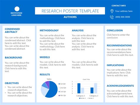 Free Research Poster Template for PowerPoint & Google Slides