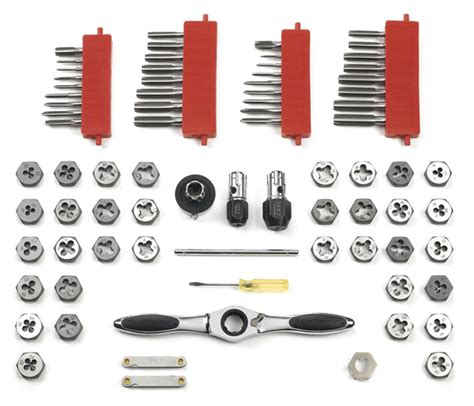 GearWrench 3887 - 75 Piece Tap and Die Set SAE and Metric -K