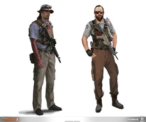 Miguel Iglesias - The division2- Character Concept art