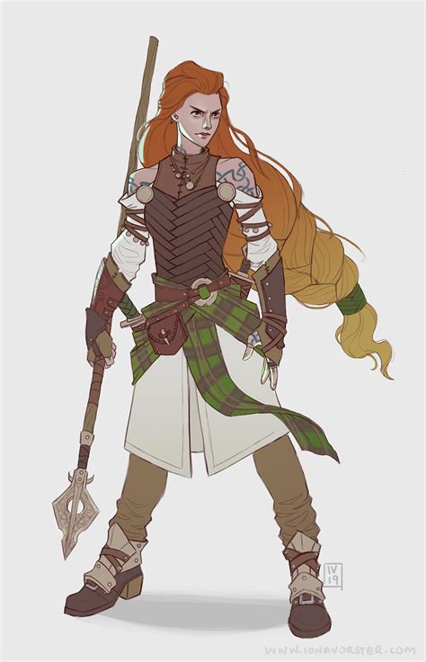 [OC] Finally finished drawing my Druid! : r/DnD