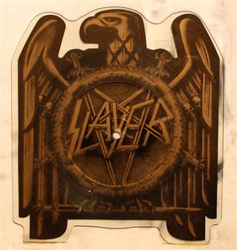 Slayer - Seasons In The Abyss (Vinyl, 7", Shape, Limited Edition ...