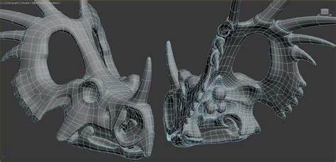 Styracosaurus skull model - TurboSquid 1228850