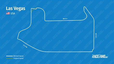 Las Vegas F1 Circuit Map 2023 - Image to u