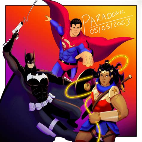 [Fan Art] The Trinity! Art by me! (ParadoxicWasHere) : r/DCcomics