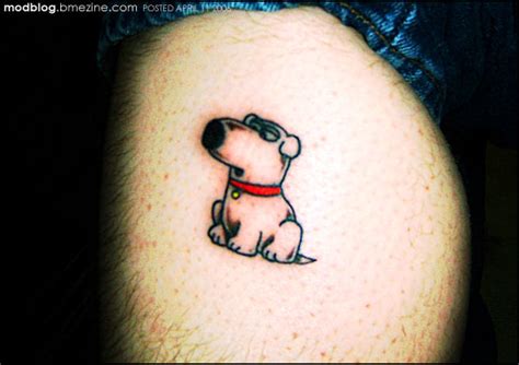 Brian Griffin Tattoo (Family Guy) - BME: Tattoo, Piercing and Body ...