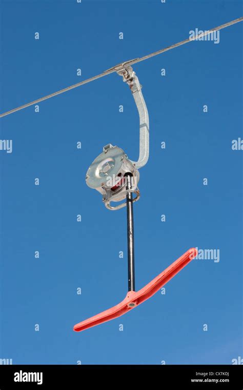 rope tow ski lift Stock Photo - Alamy