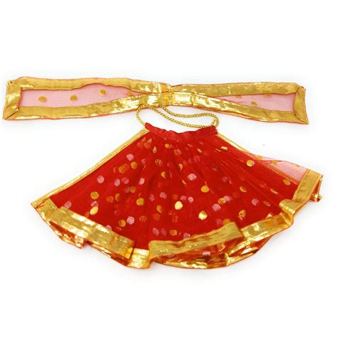 Buy Swastikunj Handmade Beautiful Navratri MATA Rani Poshak/Dress with ...