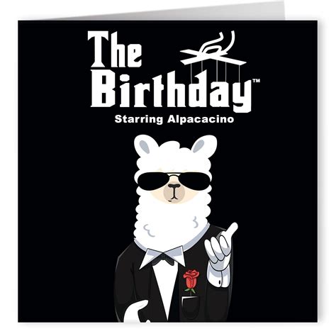 Buy Cult Kitty - Alpacacino - Funny Birthday Card for Him - Al Pacino ...