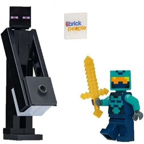 LEGO Minecraft: Enderman Minifigure with Nether Hero Combo Pack ...