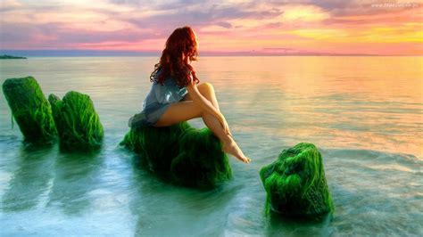 Ocean Girl Wallpapers - Top Free Ocean Girl Backgrounds - WallpaperAccess