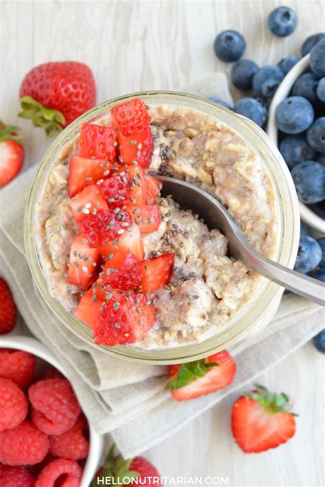 Simple Overnight Oats | Hello Nutritarian