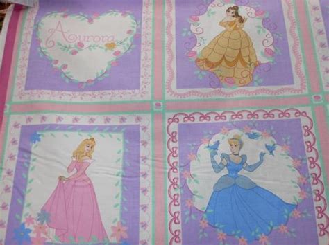 Disney Princess Cotton Quilting Fabric Panels quilting/sewing/crafting ...