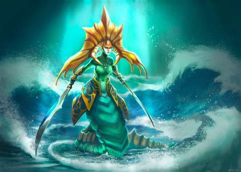 ArtStation - Naga Siren Fan Art