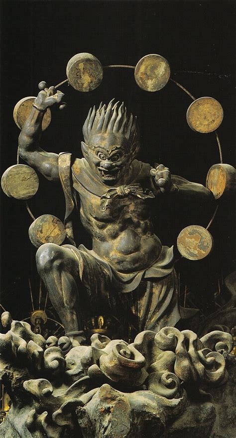 World of Mythology • Raijin - Japanese Thunder Deity In Japanese...