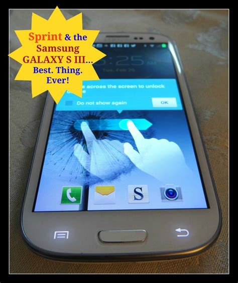 Whoa! Sprint and the Samsung GALAXY S III... Best. Thing. Ever!