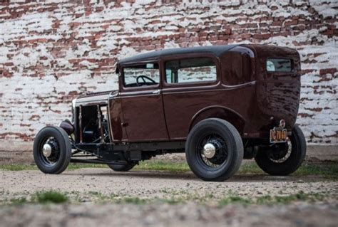 1931 Ford Model A Tudor Sedan Chopped Traditional Hot Rod - A4356937