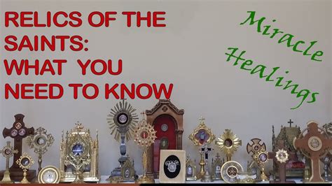 Relics of the Saints: What You Need to Know, Talk by Fr Carlos Martins ...