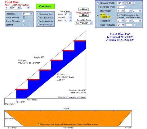 Stair Stringer Calculator - WNY Handyman