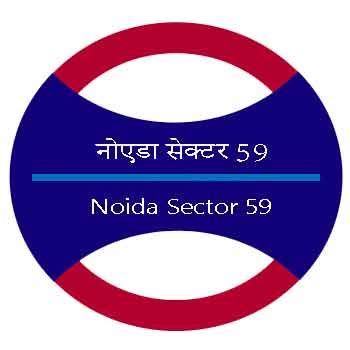 Noida Sector 59 Metro Station Route Map - Delhi Metro - YoMetro