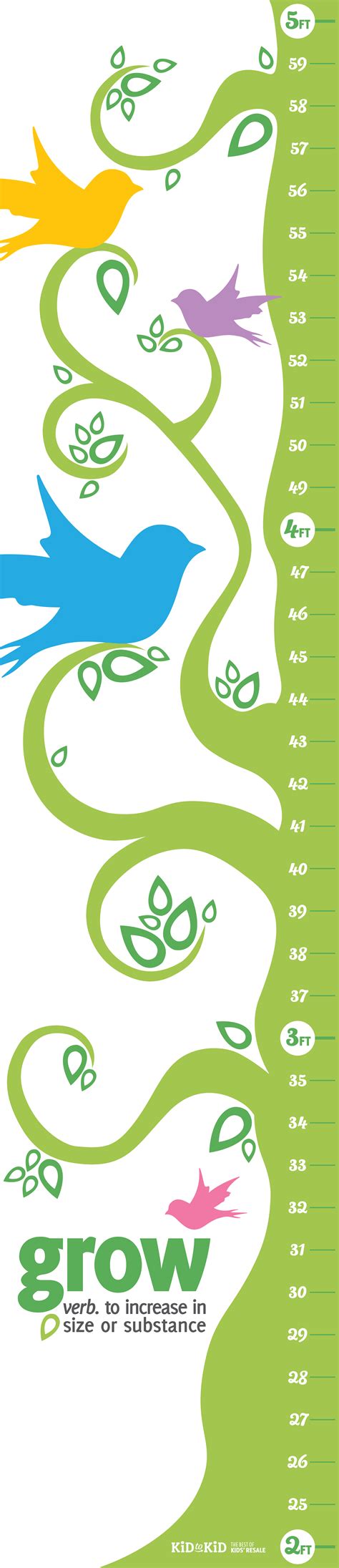 Printable Height Chart | room surf.com