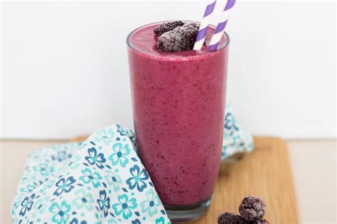 Blackberry Raspberry Smoothie Recipe - Vegetarian and Gluten-Free