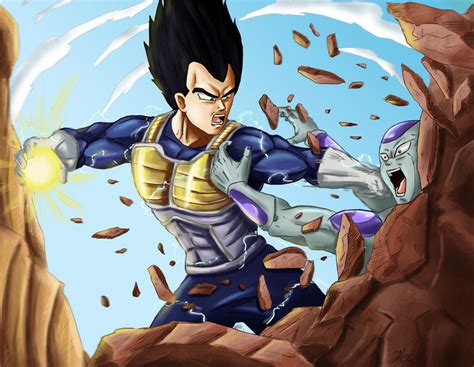 Vegeta vs Frieza by Amenoosa on DeviantArt