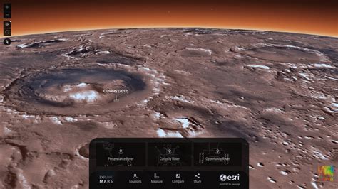 Map Of Mars Landing Sites