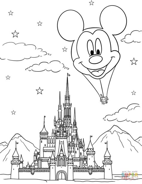 Cinderella Castle Drawing at PaintingValley.com | Explore collection of ...