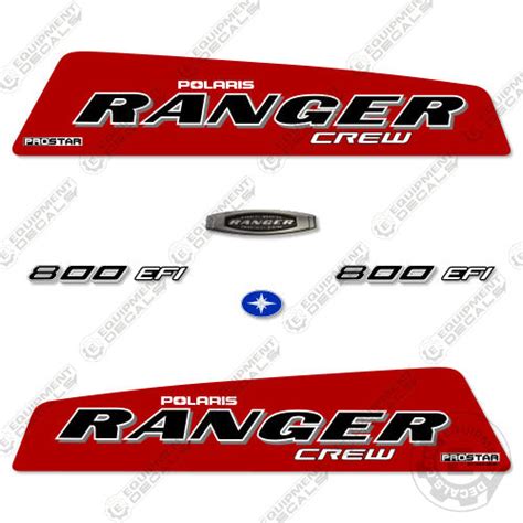 Fits Polaris Ranger 800 EFI Crew Decal Kit Utility Vehicle – Equipment ...