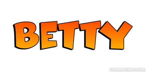 Betty Logo | Free Name Design Tool from Flaming Text