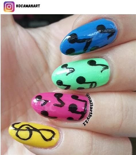 53 Musical Notes Nail Art Designs - Nerd About Town