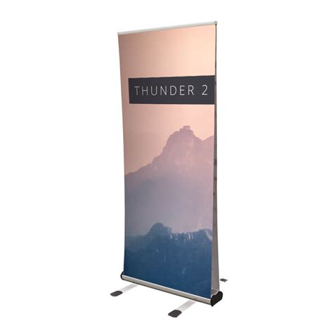 Thunder 2 Outdoor Banner Stand with Printed Graphic - Access Displays