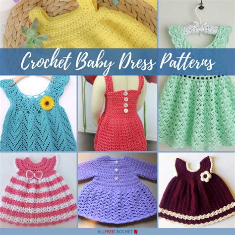 24 Cute Crochet Baby Dress Patterns (Free!) | AllFreeCrochet.com