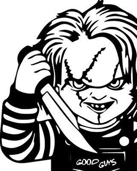 Chucky Horror SVG, Digital File, Two Versions - Etsy