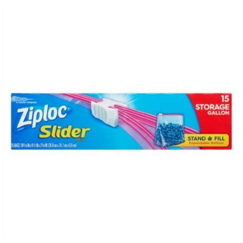 Ziploc Slider Storage Bags Gallon (Pack of 48), 48 pack - Fry’s Food Stores