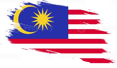 Malaysia flag with grunge texture 12025099 PNG