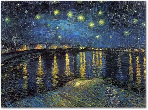 Amazon.com: The Starry Night II, 1888 by Vincent van Gogh, 24x32-Inch ...