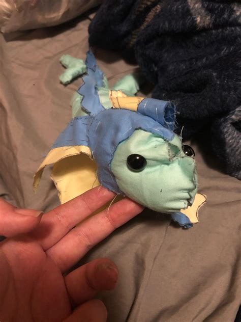 Made my first attempt at a vaporeon plush! More Pokémon to come. : r ...