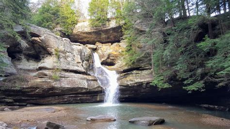 Celebrating A Rare Warm Winter Day With Waterfalls At Hocking Hills ...