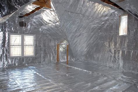 Aluminum Foil Vapor Barrier Insulation Sauna Solid Radiant Reflective ...