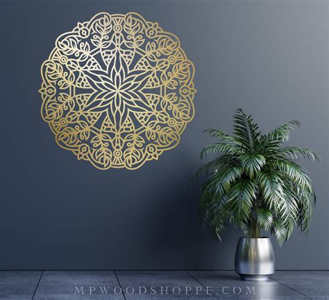 Mandala Wall Art Wood Mandala Wall Decoration Hindu Mandala - Etsy