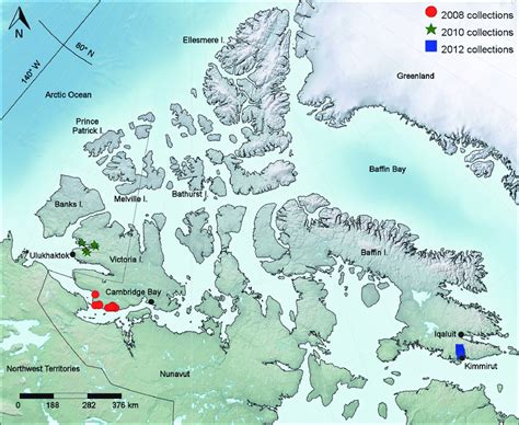 Arctic Ocean On Canada Map - United States Map