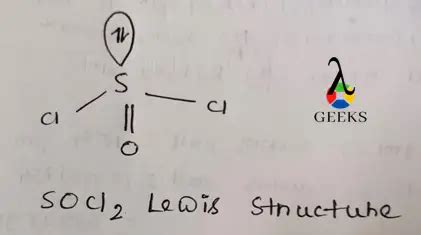 SOCL2 lewis structure: Drawings, Hybridization, Shape,Charges,Pair And ...