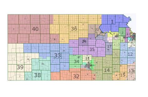 Kansas State Senate Map - Printable Map